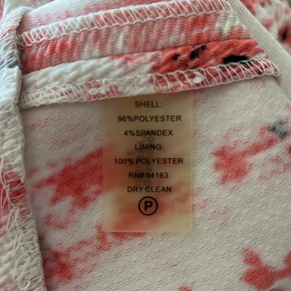 Pretty Pink and White Dress - Picture 6 of 6